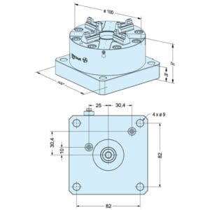 ER-035519 Erowa OEM ITS chuck 100 P 102 x 102 - Image 1