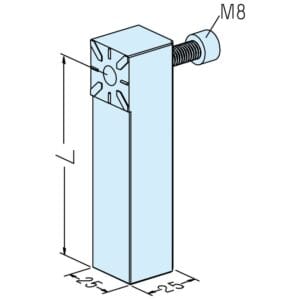 ER-003393 Erowa OEM Angle holder 25 x 25 x 90mm - Image 1