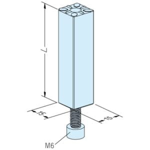 ER-003513 Erowa OEM Holder Straight 15 x 15 x 57mm - Image 1