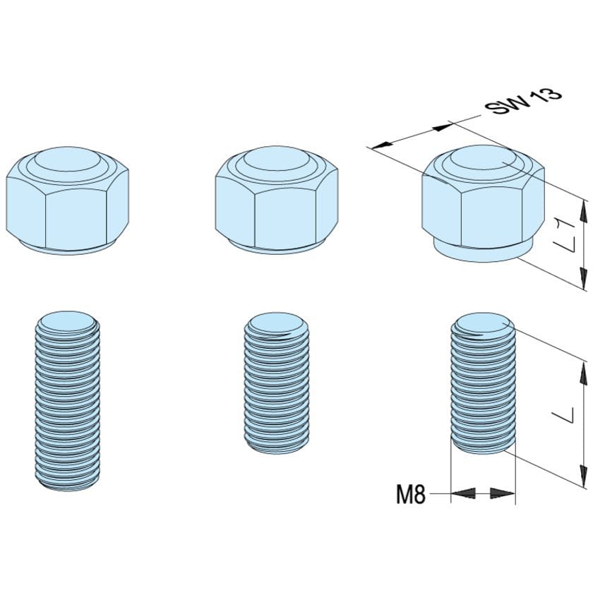 ER-008547 Erowa OEM Support Foot SW13 / L=16, Set of 20
