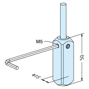 ER-010586 Erowa OEM Square 15 Blank Holder 6mm - Image 1