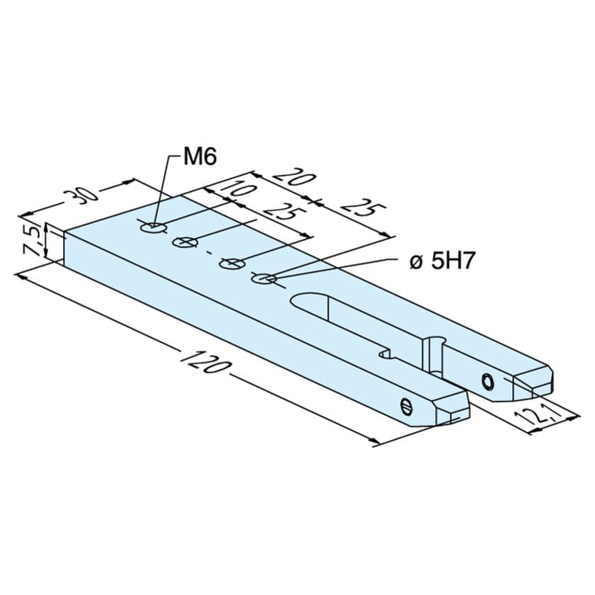 ER-010661 Erowa OEM Carrier Fork for Electrode Changer