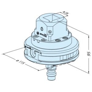 ER-032810 Erowa OEM Square 25 holder EWIS, ITS 100 - Image 1