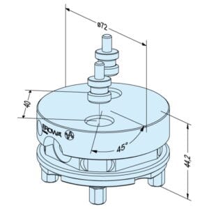ER-035212 Erowa OEM Uniplate ø 72, Set of 6 - Image 1