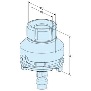 ER-035297 Erowa OEM Collet Chuck Holder ø 72, 1 piece - Image 1