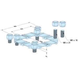 ER-036658 Erowa OEM Centering Plate G Inox, Set of 5 - Image 1