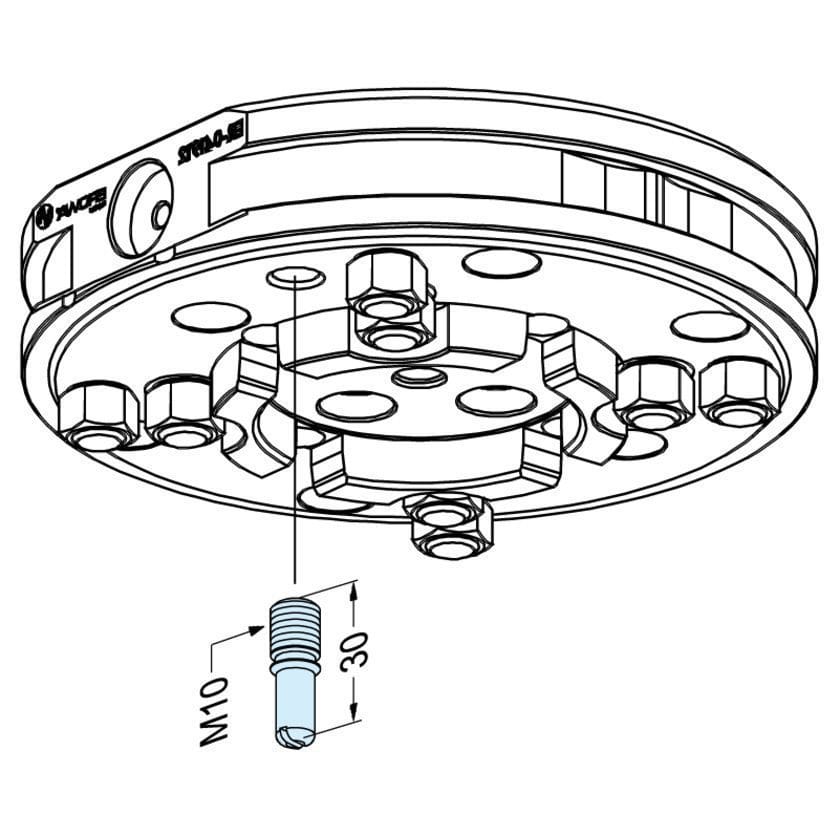 ER-046221 Erowa OEM Reference Bolt (10 pieces)