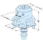 ER-093996 Erowa OEM Square 15 Holder C, 1 piece