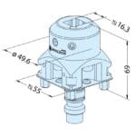 ER-093997 Erowa OEM Square 15 Holder C, Set of 12