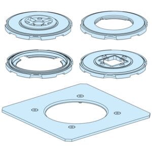 ER-094178 Erowa OEM Cover Set for UPC/ ITS 50 C