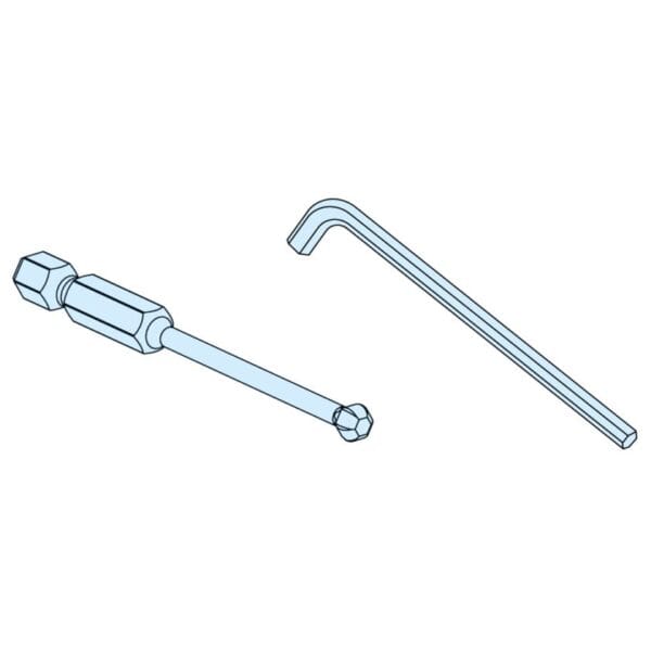 ER-103687 Erowa OEM SW5 Hex Key Set for ITS C