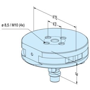 ER-115657 Erowa OEM Pallet Ø 115 MS - Image 1