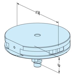 ER-133250 Erowa OEM Pallet ø 148 G Blank ALU - Image 1