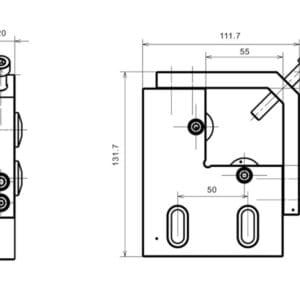 RHS Circular Power Clamp for Round Material