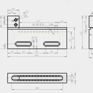 Wire EDM Stainless Steel Bench Vise 100mm RHS-W5983-B - Image 6
