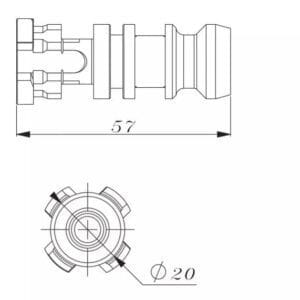 SYSTEM 3R 3R-605.1E Drawbar Macro Compatible
