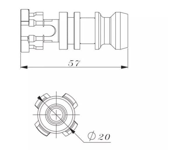 SYSTEM 3R 3R-605.1E Drawbar Macro Compatible
