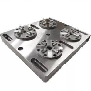 Erowa ER-035519 compatible 4 in 1 Optimized Pneumatic Chuck with CNC Base Plate
