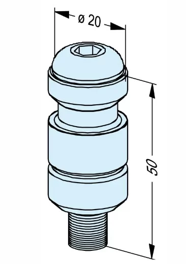 Erowa OEM ER-045541 Chucking spigot for PC 210