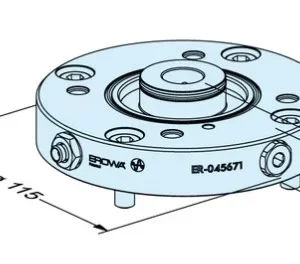 Erowa OEM ER-045671 CTS Dual Base plate, pneumatic
