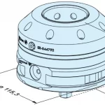 Erowa OEM ER-046538 Pallet 115 with CTS Pneumatic System