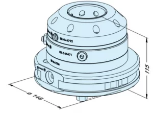 Erowa OEM ER-047816 Pallet 148 with CTS Chuck Dual