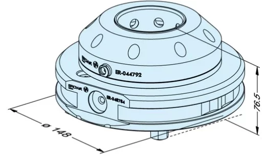 Erowa OEM ER-048784 Pallet 148 with CTS Pneumatic