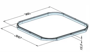 Erowa OEM ER-049041 MTS Seal Frame Set 200