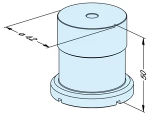 Erowa OEM ER-051571 Collet Chuck CTS dia. 42 AIK Wall Thickness 5mm
