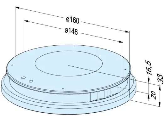 Erowa OEM ER-055763 Cover to PowerChuck P