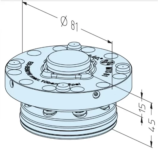 Erowa OEM ER-059016 MTS 81 IntegralChuck M-P/A