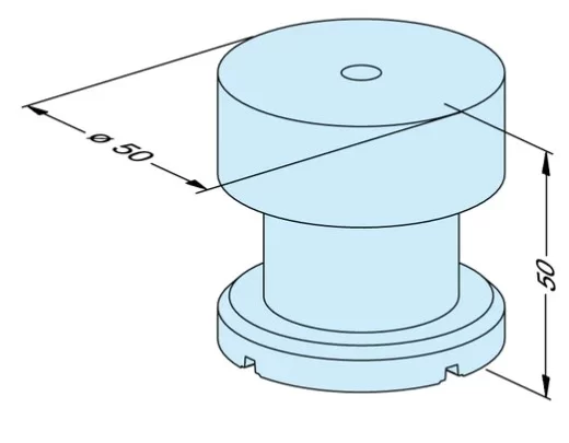 Erowa OEM ER-061336 Collet Chuck CTS dia. 50 AIK Wall Thickness 2mm