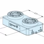 Erowa OEM ER-063134 MTS 81 Base Plate 110 x 210 P Pitch 120 mm