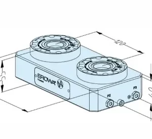 Erowa OEM ER-063134 MTS 81 Base Plate 110 x 210 P Pitch 120 mm