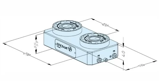 Erowa OEM ER-063134 MTS 81 Base Plate 110 x 210 P Pitch 120 mm