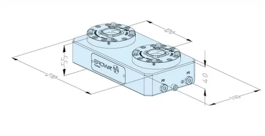 Erowa OEM ER-063135 MTS 81 Base Plate 110 x 210 P/A Pitch 120 mm
