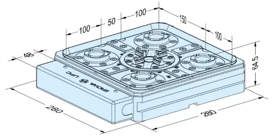 Erowa OEM ER-070649 UPC Chuck with ITS Chuck 100P