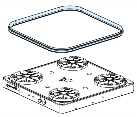 Erowa OEM ER-075393 MTS Flushing Seal / 200