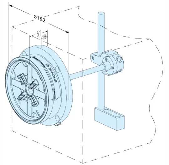 Erowa OEM ER-115067 PowerChuck P 182 with Rotatable Connection