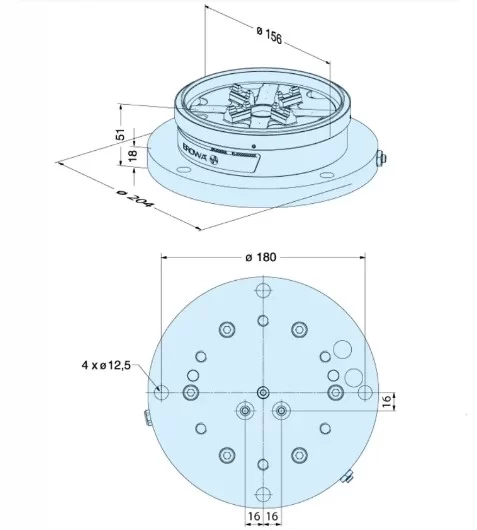 Erowa OEM ER-115287 PowerChuck P 204