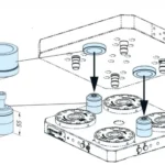 Erowa OEM ER-118706 MTS Pre-Centering Kit 2 Pieces of Pegs and Rings