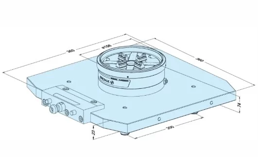 Erowa OEM ER-138658 MTS Adapter Pallet PowerChuck P 360 x 360 / 200 Automatic