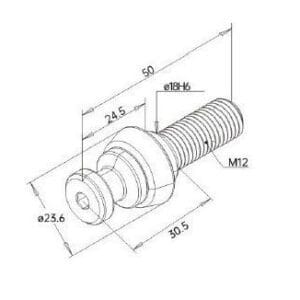 RHS pull down clamping tools