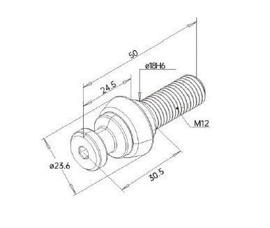 RHS pull down clamping tools