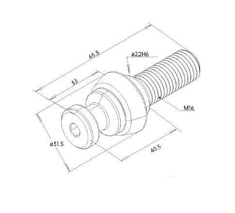 RHS pull down clamping tools