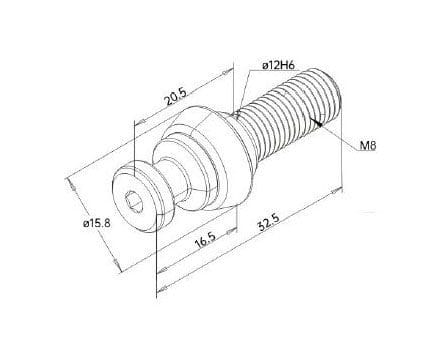 RHS pull down clamping tools