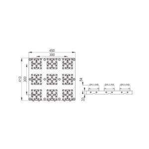 EROWA COMPATIBLE ER-037970 9 IN 1 CNC Pneumatic Chuck D100 RHS-E4358 - Image 3