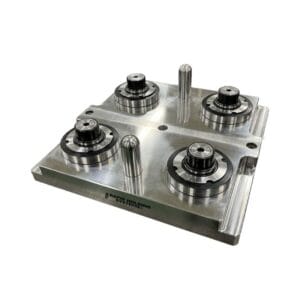 Erowa ER-036345 Compatible 4-head Heavy Duty Pneumatic Chuck Base - Image 1