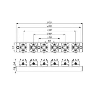 Erowa ER-034387 Compatible 6 in 1 Manual Chuck D50 - Image 2