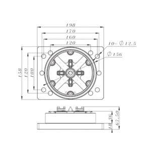 Erowa PowerChuck ER-024312 Compatible D150 Pneumatic Chuck RHS-E6829 - Image 4